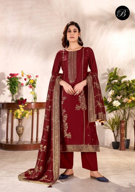 Motif By Belliza Viscose Pashmina Dress Material Suppliers In India
